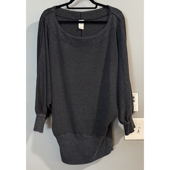 We The Free Tops - We The Free Top Willow Thermal Long Sleeve Boat Neck Oversized Small